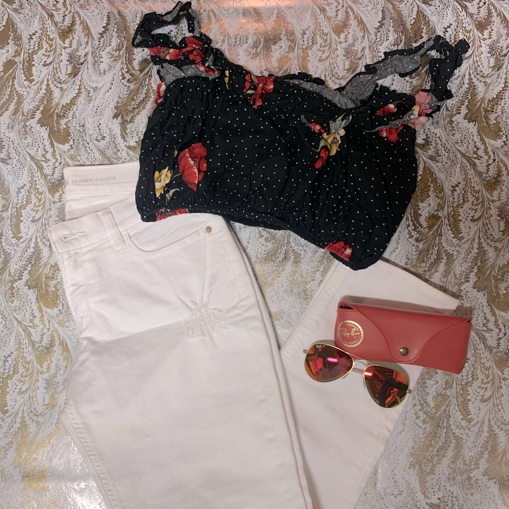 🔊Women’s floral crop top